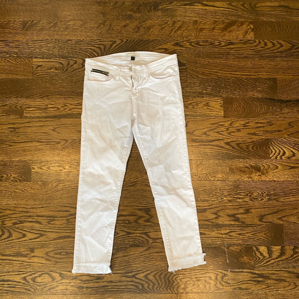 Flying Monkey White Ankle Jeans